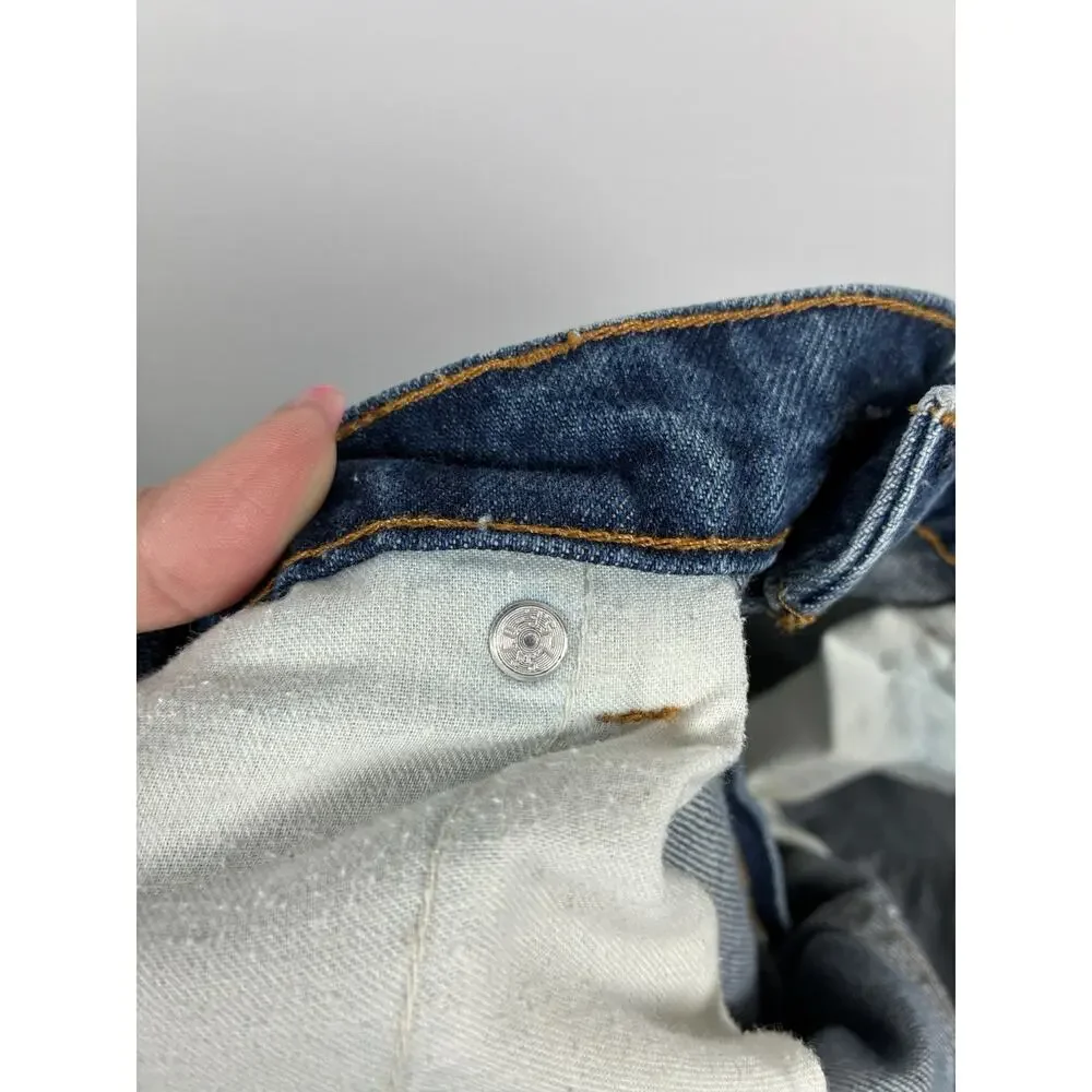 Vintage Levi’s 505 Orange Tab Straight Leg Regular Fit 34x32 Jeans USA Made